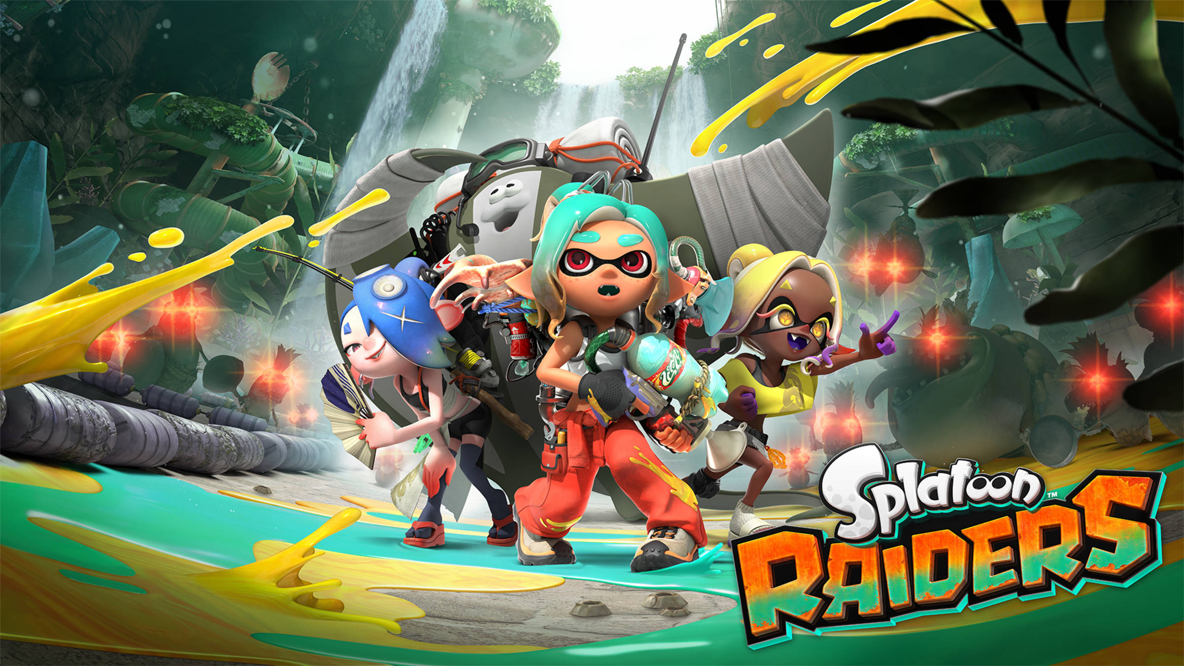 Splatoon Raiders official key art